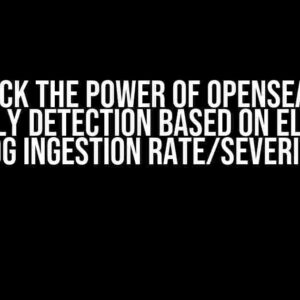 Unlock the Power of Opensearch: Anomaly Detection Based on Elevated Log Ingestion Rate/Severity